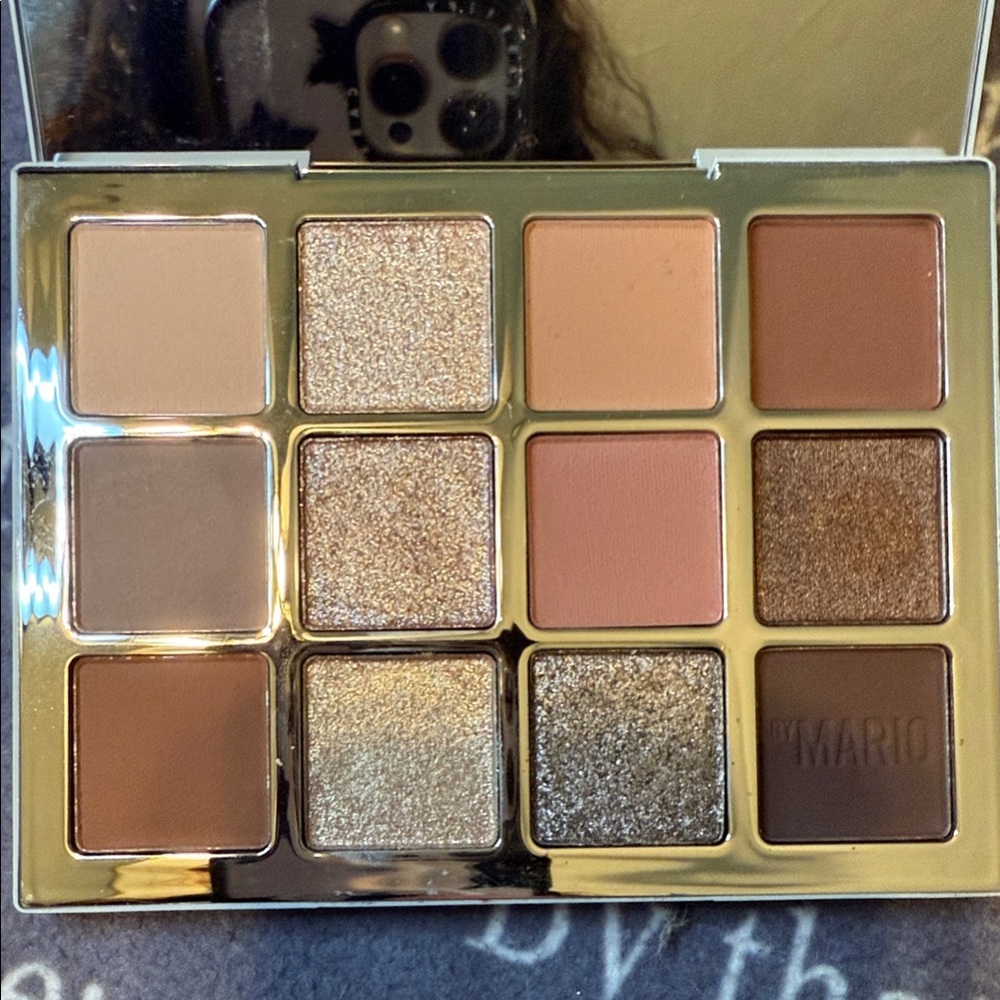Makeup By Mario Glam Eyeshadow Palette - Gold and Brown Hues